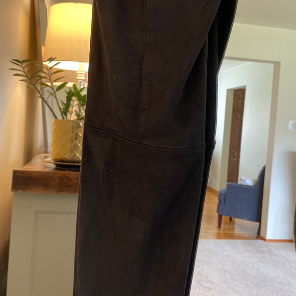 Express, sz L, black velvet riding pants, elastic waist, hemmed detailing, NWOT! - Picture 8 of 8
